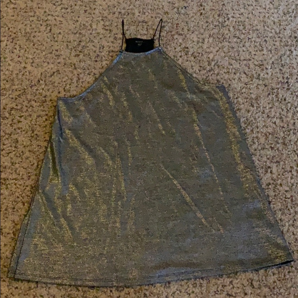 Guess Silver Shimmery Blouse